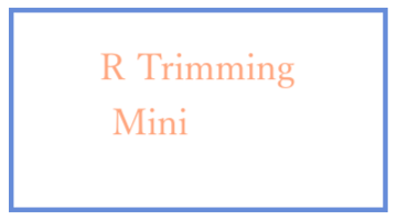 R Trimming Mini